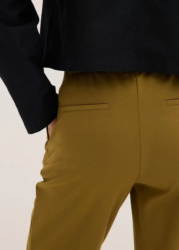 Pantalon barrel &agrave; pinces, bonprix