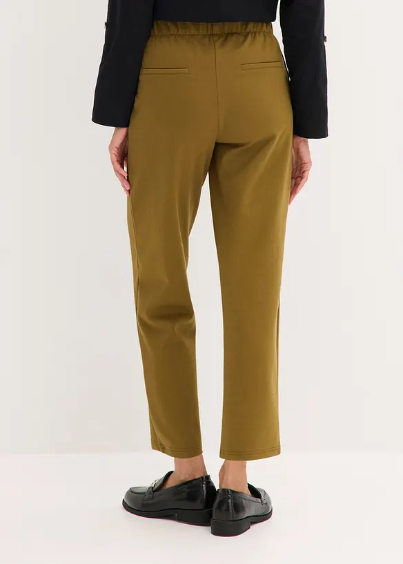 Pantalon barrel &agrave; pinces, bonprix