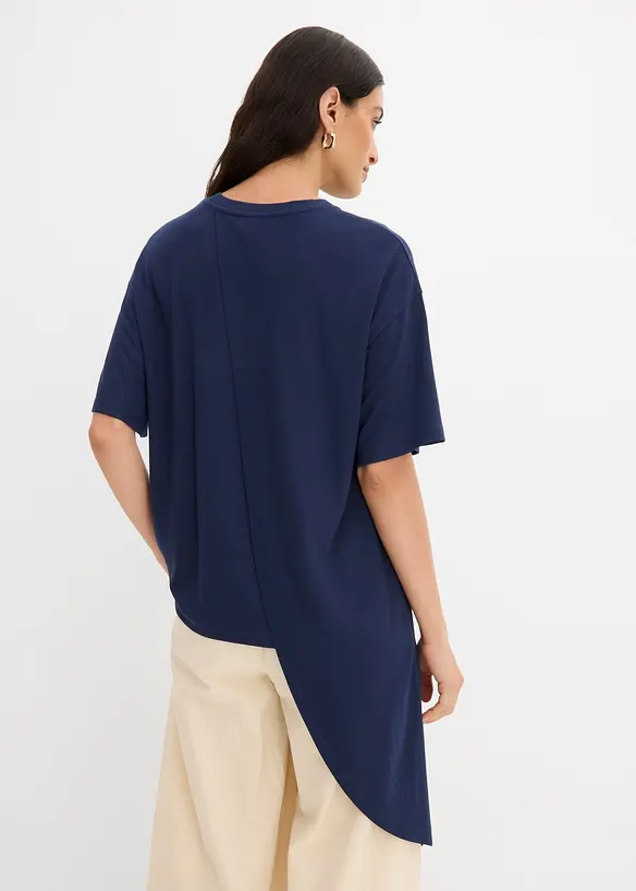 T-shirt doux en modal m&eacute;lang&eacute;, bonprix