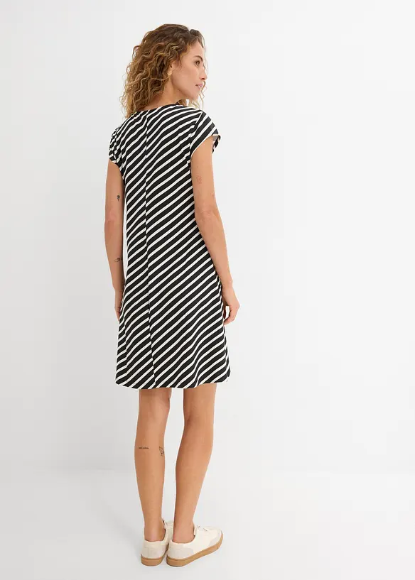 Robe cintr&eacute;e en jersey, bonprix