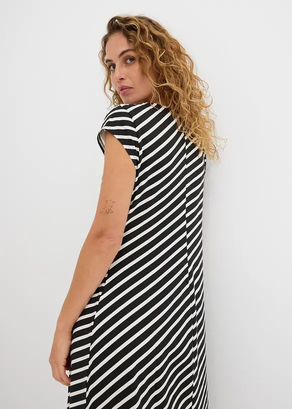 Robe cintr&eacute;e en jersey, bonprix