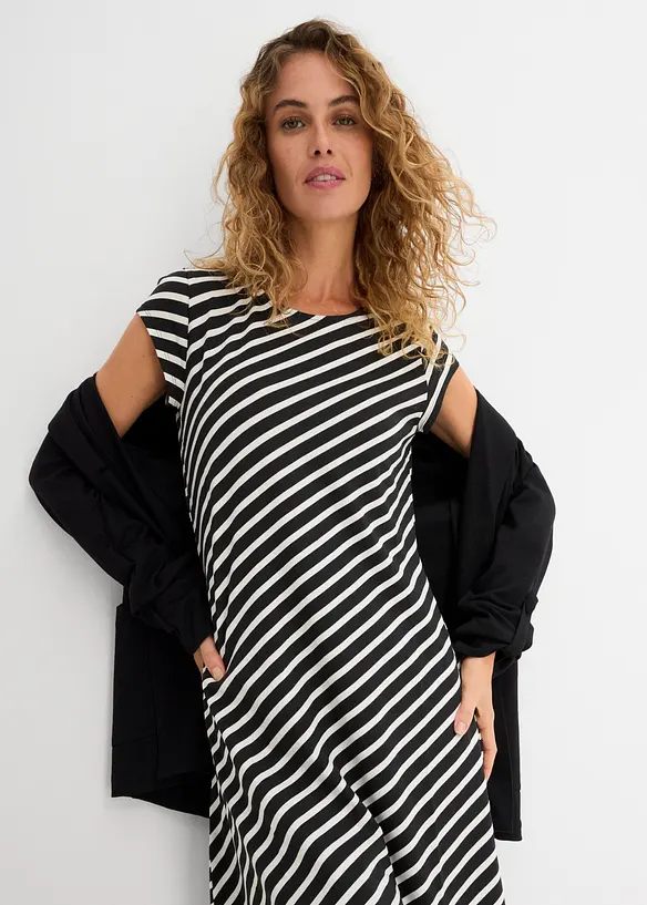 Robe cintr&eacute;e en jersey, bonprix