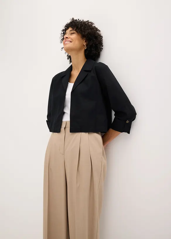 Veste en lin et coton, bonprix