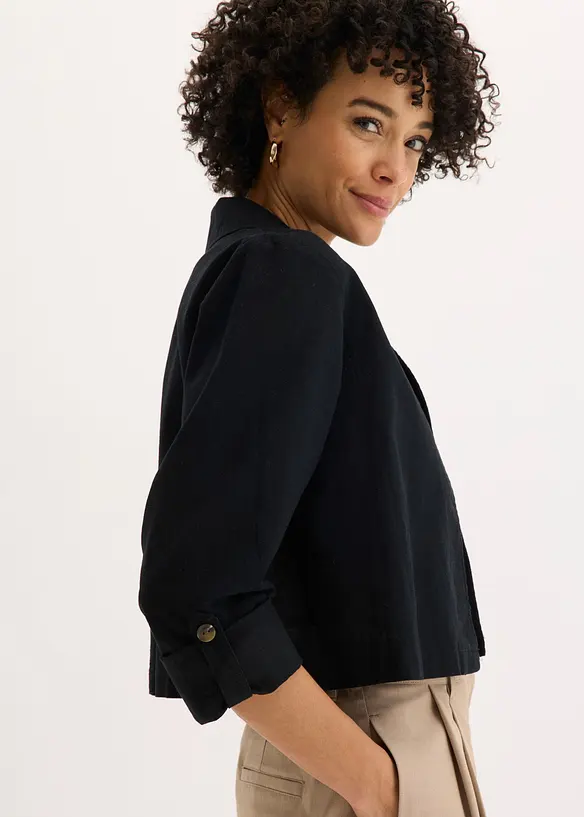 Veste en lin et coton, bonprix