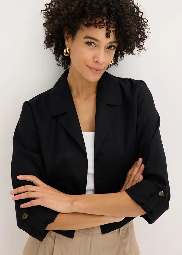 Veste en lin et coton, bonprix