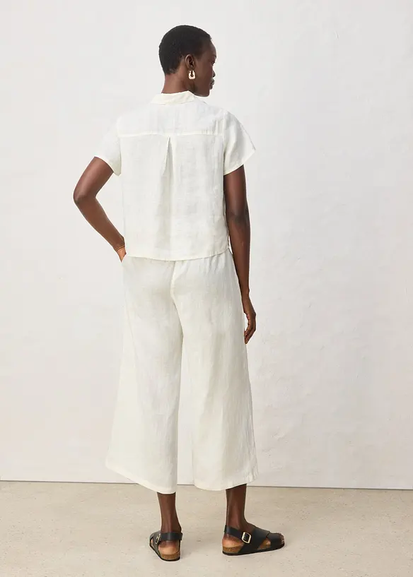 Jupe-culotte 100% lin, bonprix