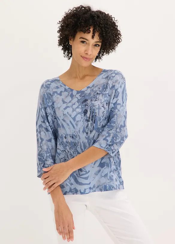 Pull  &agrave; manches chauve-souris, bonprix