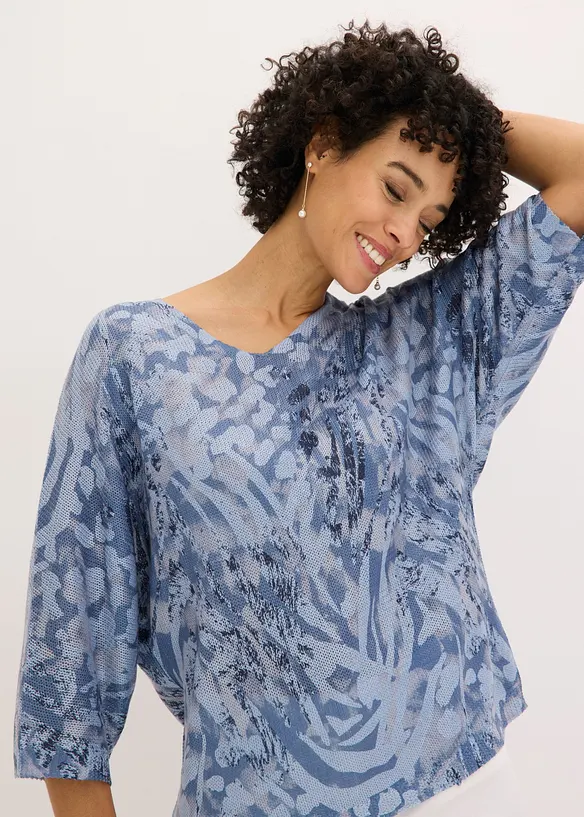 Pull  &agrave; manches chauve-souris, bonprix