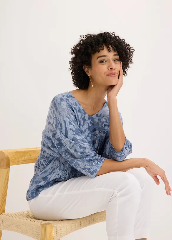 Pull  &agrave; manches chauve-souris, bonprix