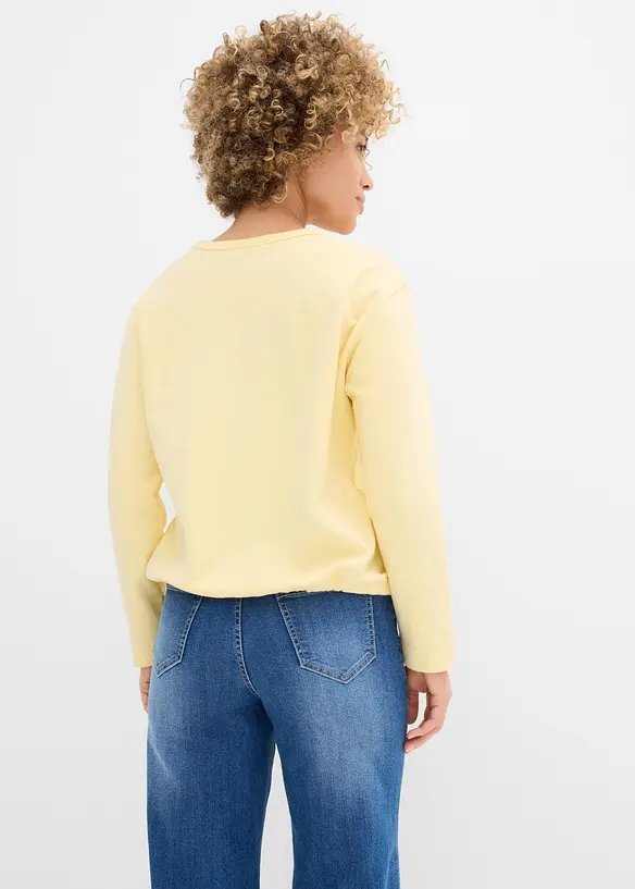 Sweat 100% coton, bonprix