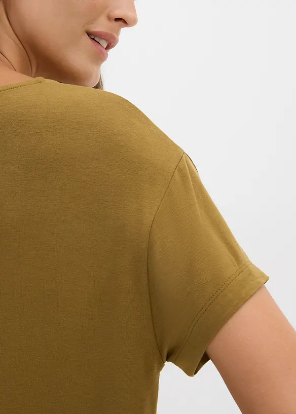 T-shirt doux en viscose extensible, bonprix