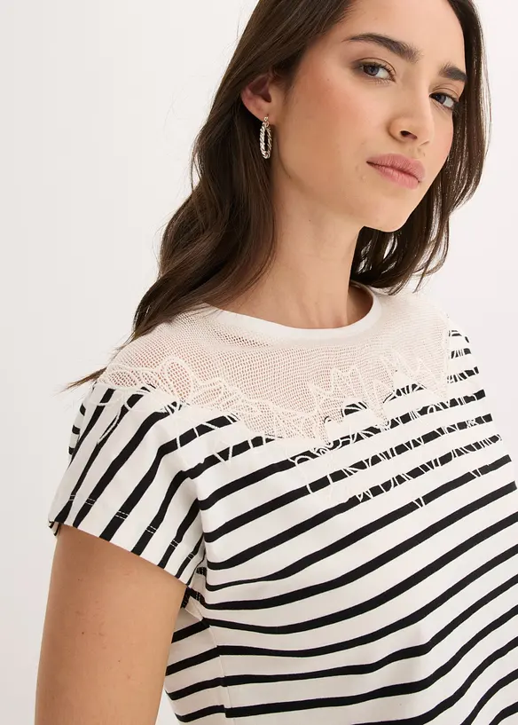 T-shirt en viscose extensible, bonprix