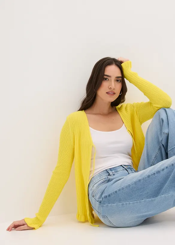 Gilet en fine maille, bonprix