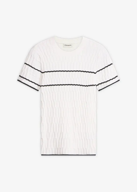 Pull &agrave; manches courtes, bonprix