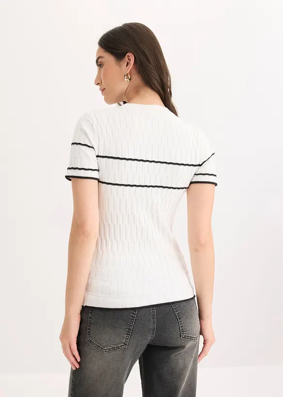 Pull &agrave; manches courtes, bonprix