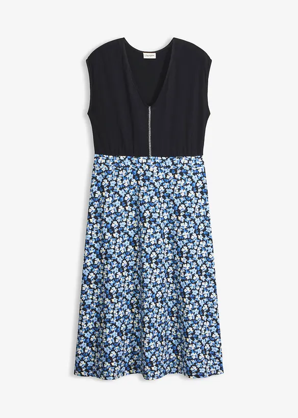 Robe midi en jersey viscose, bonprix