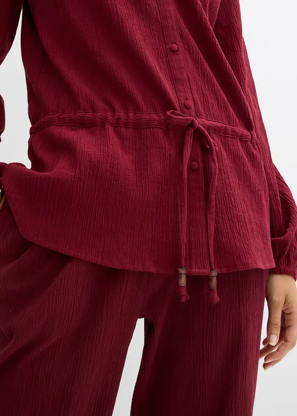 Blouse &agrave; effet froiss&eacute;, bonprix