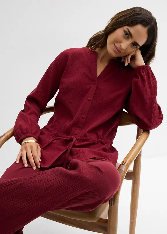 Blouse &agrave; effet froiss&eacute;, bonprix