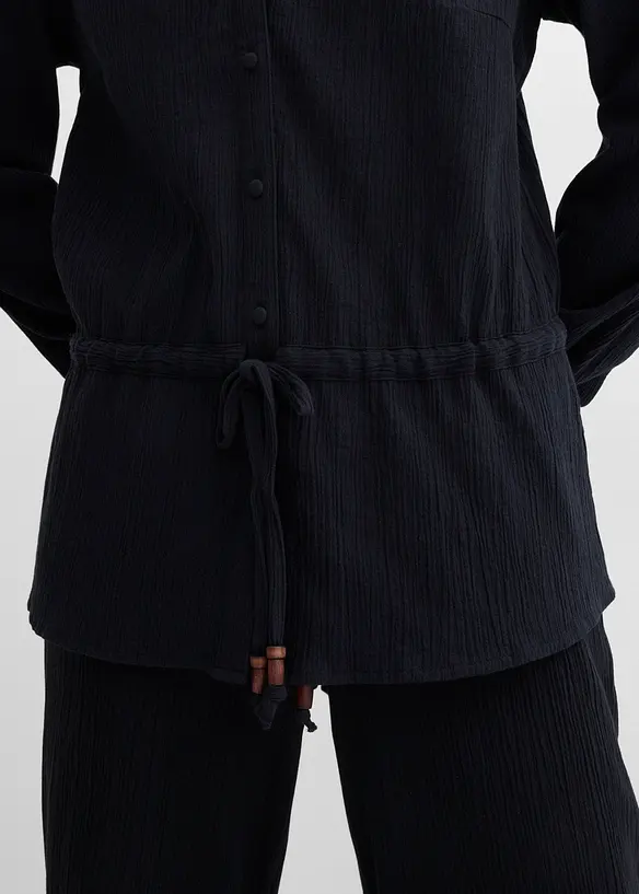 Blouse &agrave; effet froiss&eacute;, bonprix