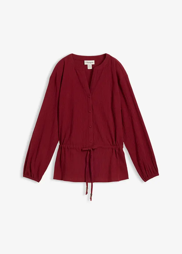 Blouse &agrave; effet froiss&eacute;, bonprix