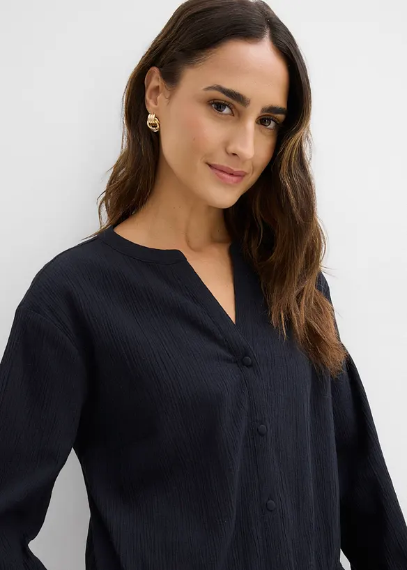 Blouse &agrave; effet froiss&eacute;, bonprix