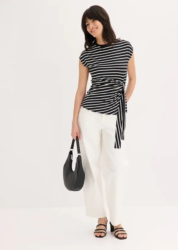 T-shirt avec drap&eacute;, bonprix