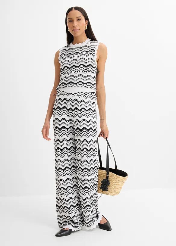 Pantalon en maille, bonprix