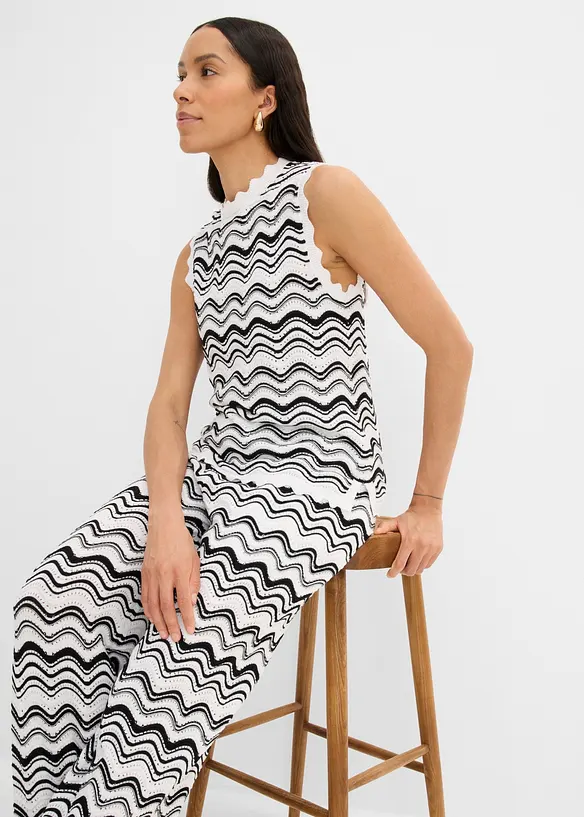 Pantalon en maille, bonprix