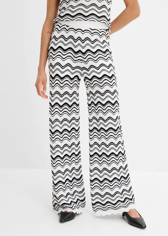 Pantalon en maille, bonprix