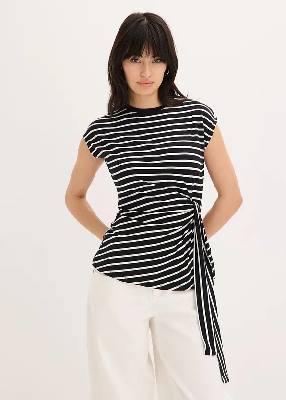 T-shirt avec drap&eacute;, bonprix