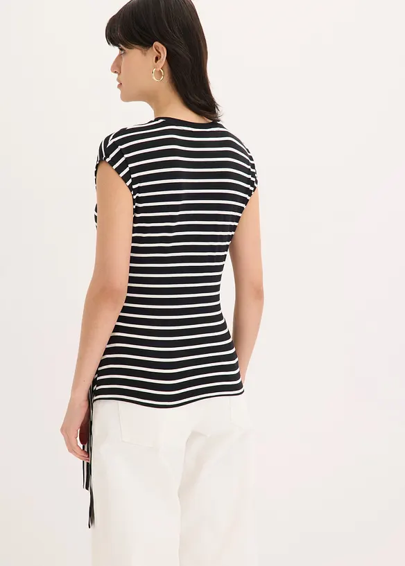 T-shirt avec drap&eacute;, bonprix