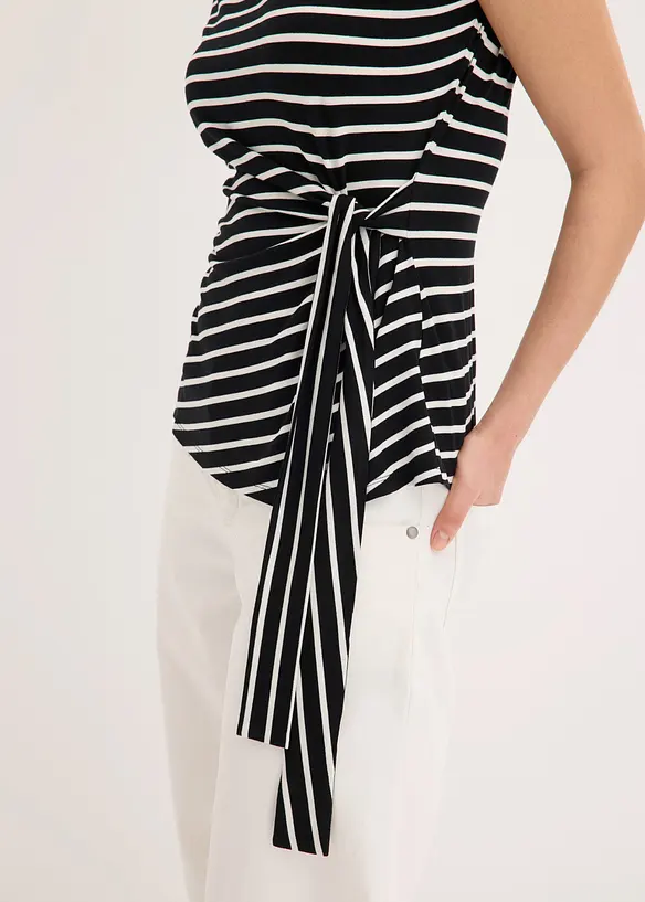 T-shirt avec drap&eacute;, bonprix