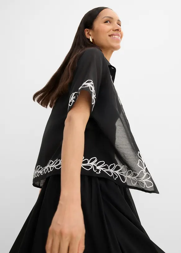 Blouse &agrave; broderies, bonprix