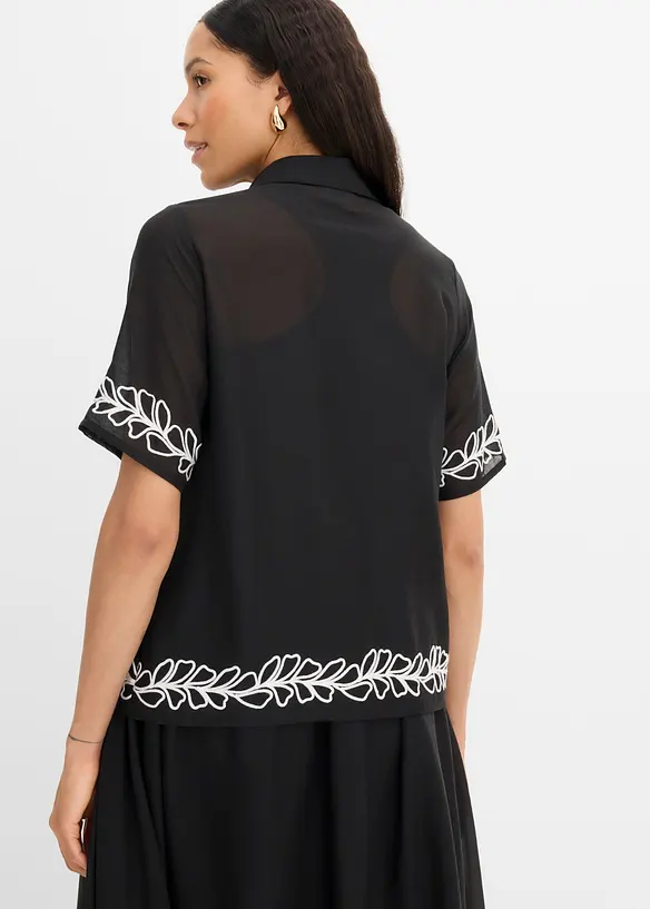 Blouse &agrave; broderies, bonprix
