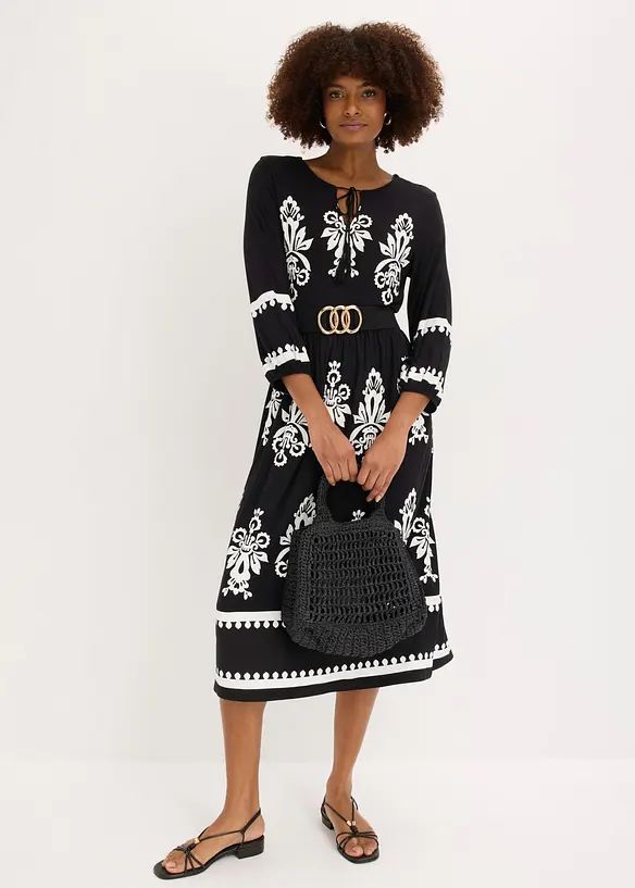 Robe douce en jersey viscose, bonprix