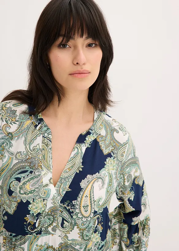 Robe longue et fluide en viscose, bonprix