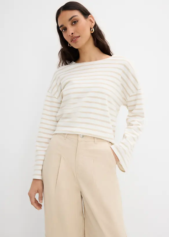 Pantalon ballon large et l&eacute;ger, bonprix