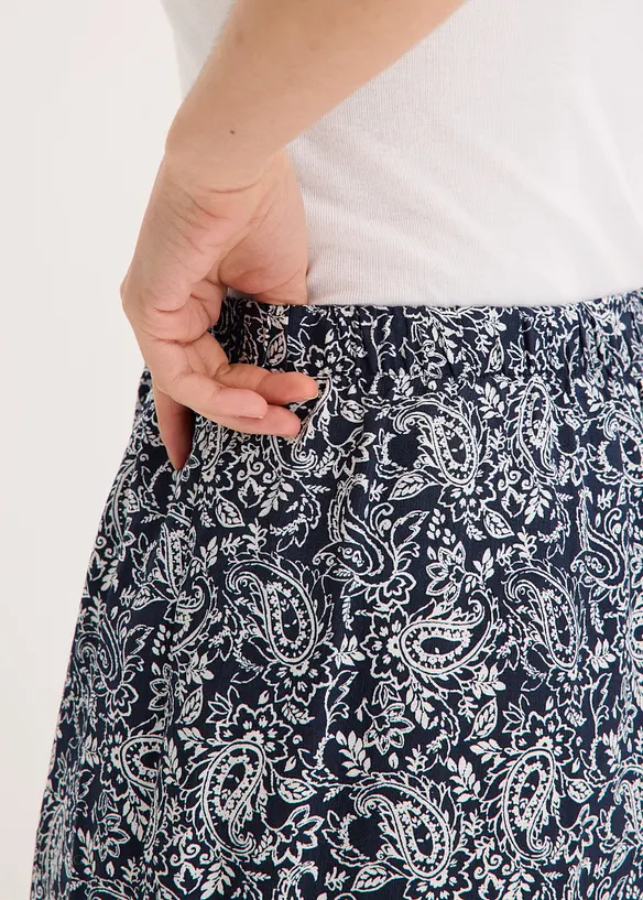 Pantalon &agrave; taille &eacute;lastiqu&eacute;e, bonprix