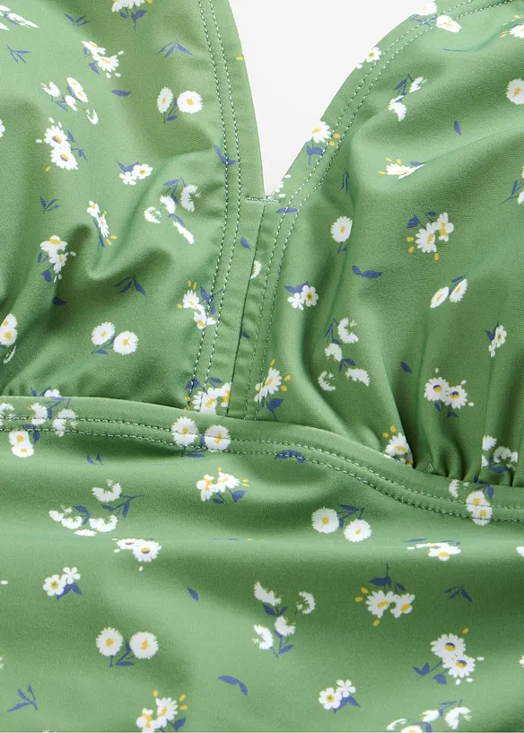 Maillot 1 pi&egrave;ce sculptant &agrave; larges bretelles, maintien l&eacute;ger, bonprix