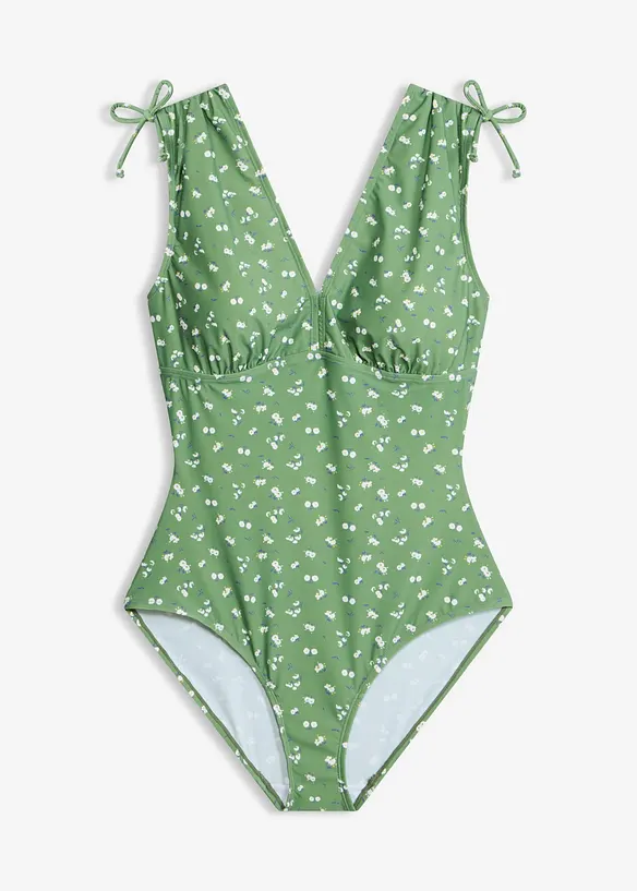 Maillot 1 pi&egrave;ce sculptant &agrave; larges bretelles, maintien l&eacute;ger, bonprix