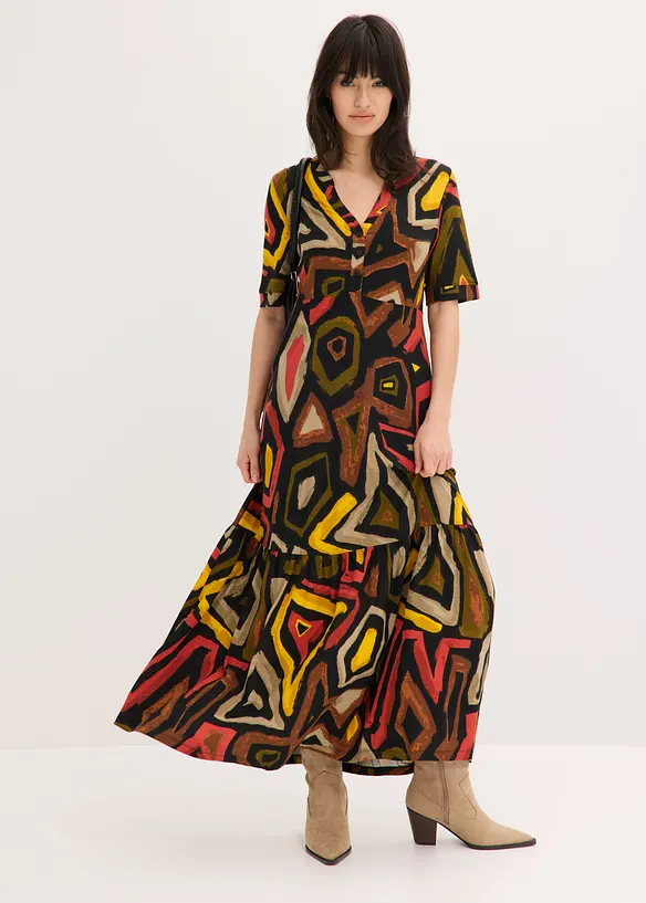 Robe longue en jersey viscose, bonprix