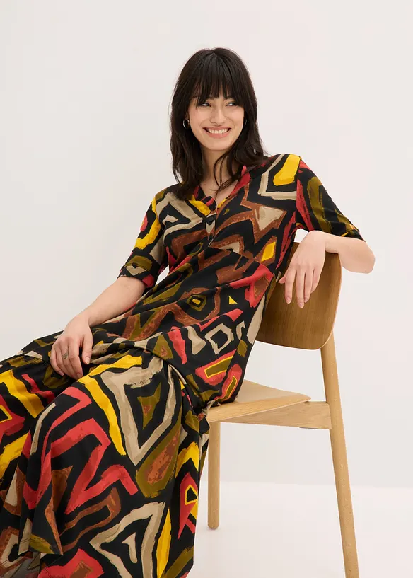 Robe longue en jersey viscose, bonprix