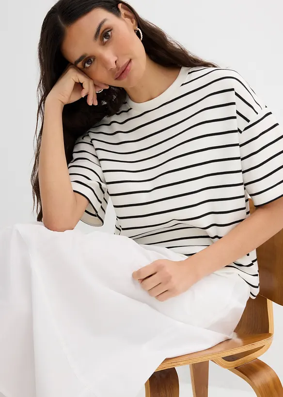 T-shirt ray&eacute; 100% coton, bonprix