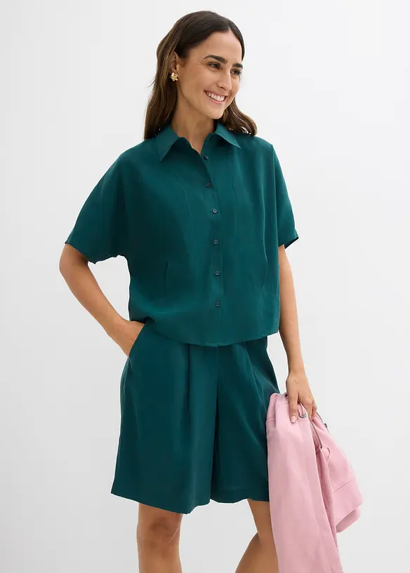 Chemisier &agrave; manches chauve-souris, bonprix