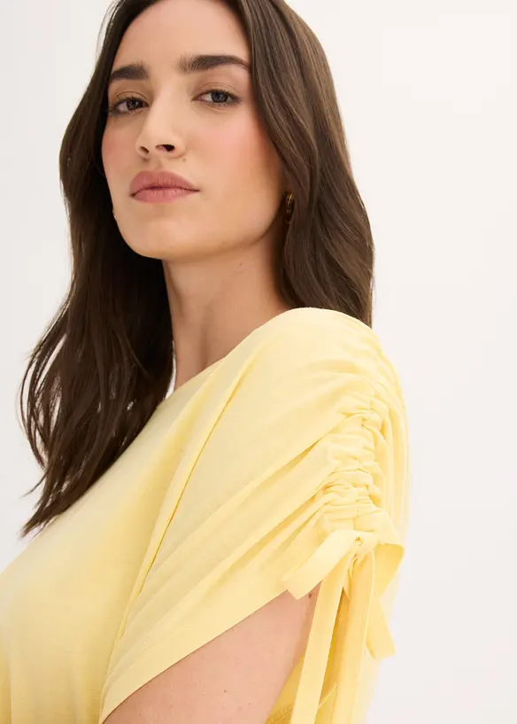 T-shirt doux en modal m&eacute;lang&eacute;, bonprix