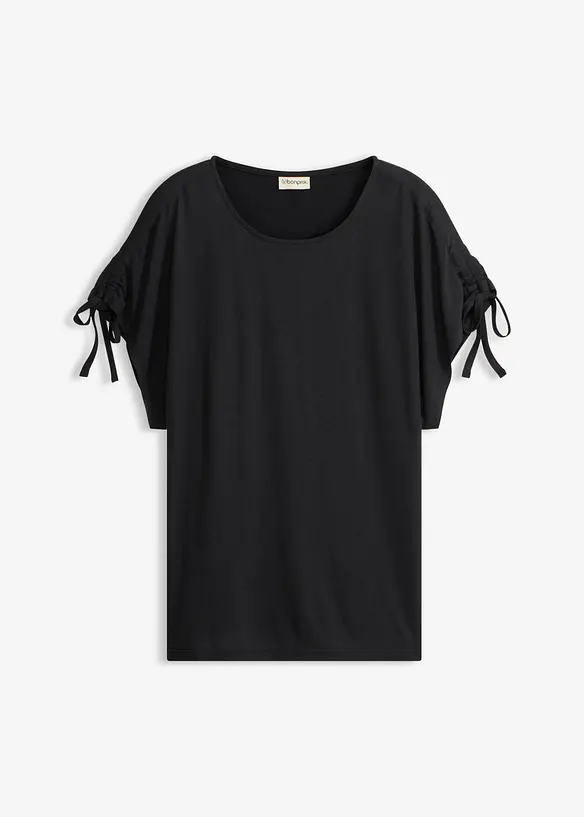 T-shirt doux en modal m&eacute;lang&eacute;, bonprix