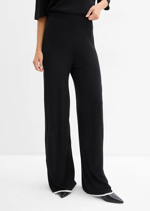 Pantalon en maille fine, bonprix