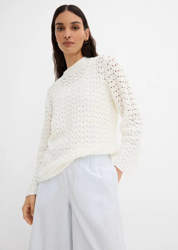 Jupe-culotte en seersucker, bonprix