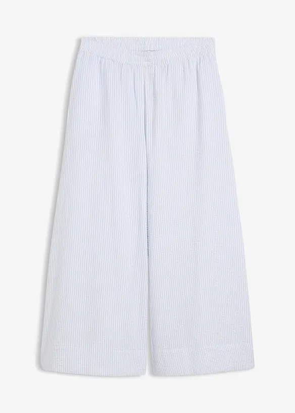 Jupe-culotte en seersucker, bonprix