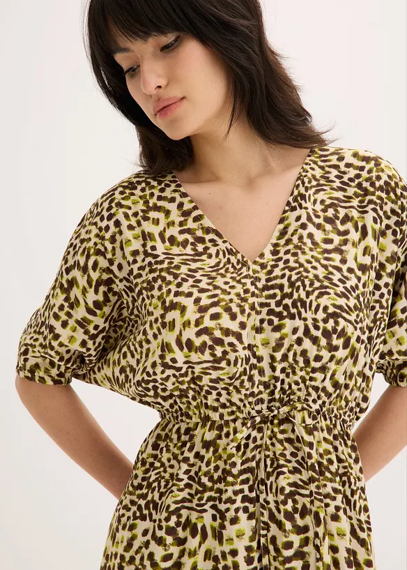 Robe midi en viscose fluide, bonprix